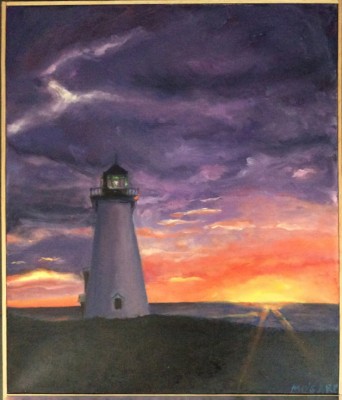 Lighthouse at Dawn                              
